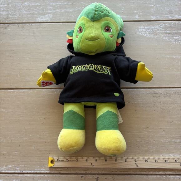Build A Bear Magiquest Foli Green Plush Great Wolf Lodge Stuffed Animal Toy - Picture 4 of 11